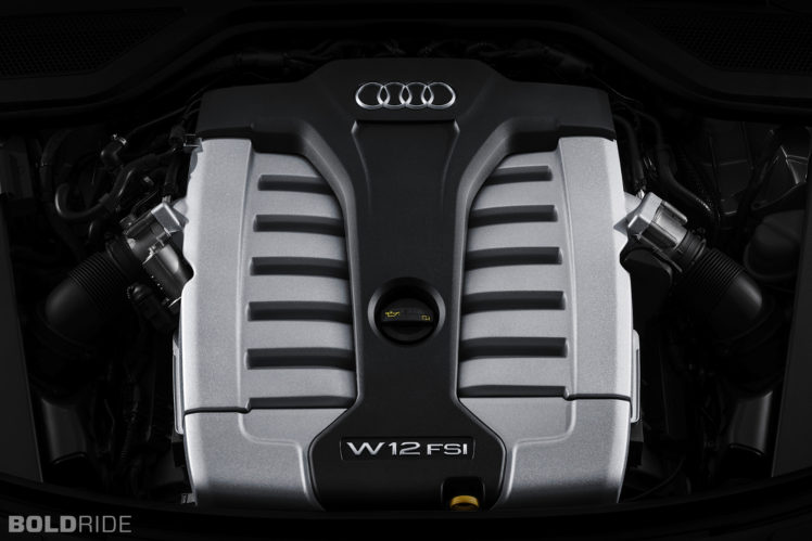 2015, Audi, A 8, L, W12, Engine HD Wallpaper Desktop Background