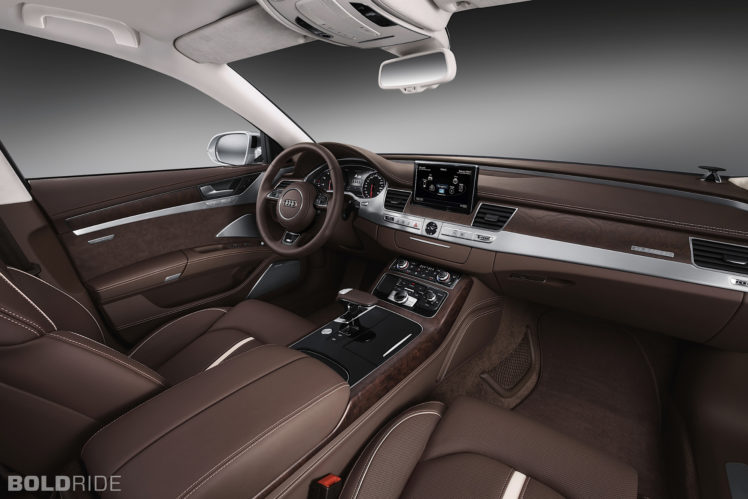 2015, Audi, A 8, Tfsi, Interior HD Wallpaper Desktop Background