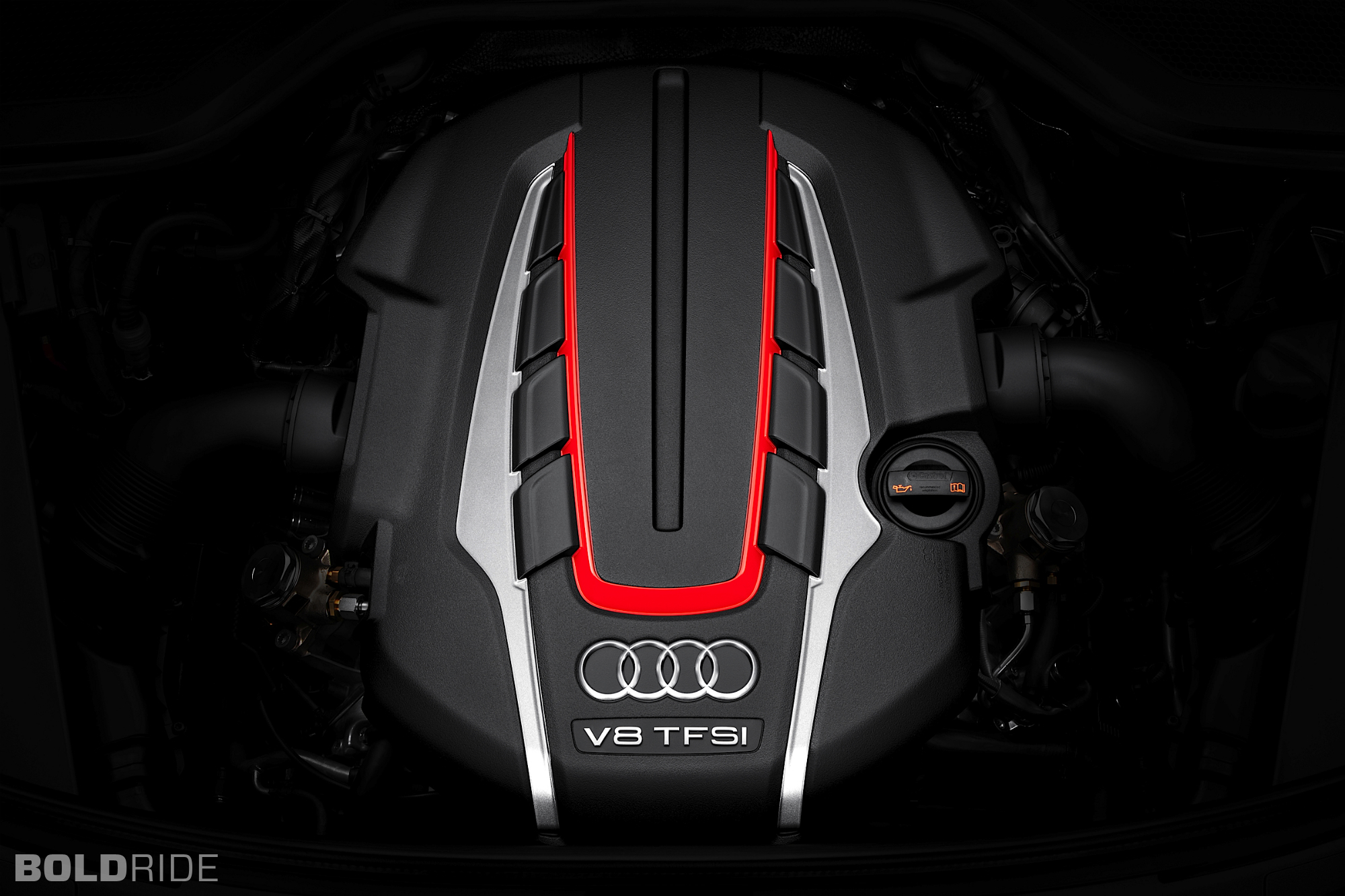 2015, Audi, S 8, Engine Wallpaper