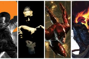the, Punisher, Marvel, Daredevil, Ghost, Rider