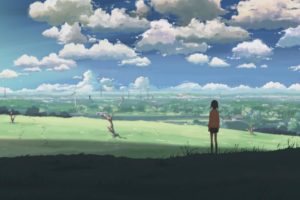 clouds, Landscapes, Makoto, Shinkai, 5, Centimeters, Per, Second, Anime