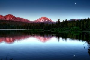 mountains, Landscapes, Forest, Lakes, Reflections