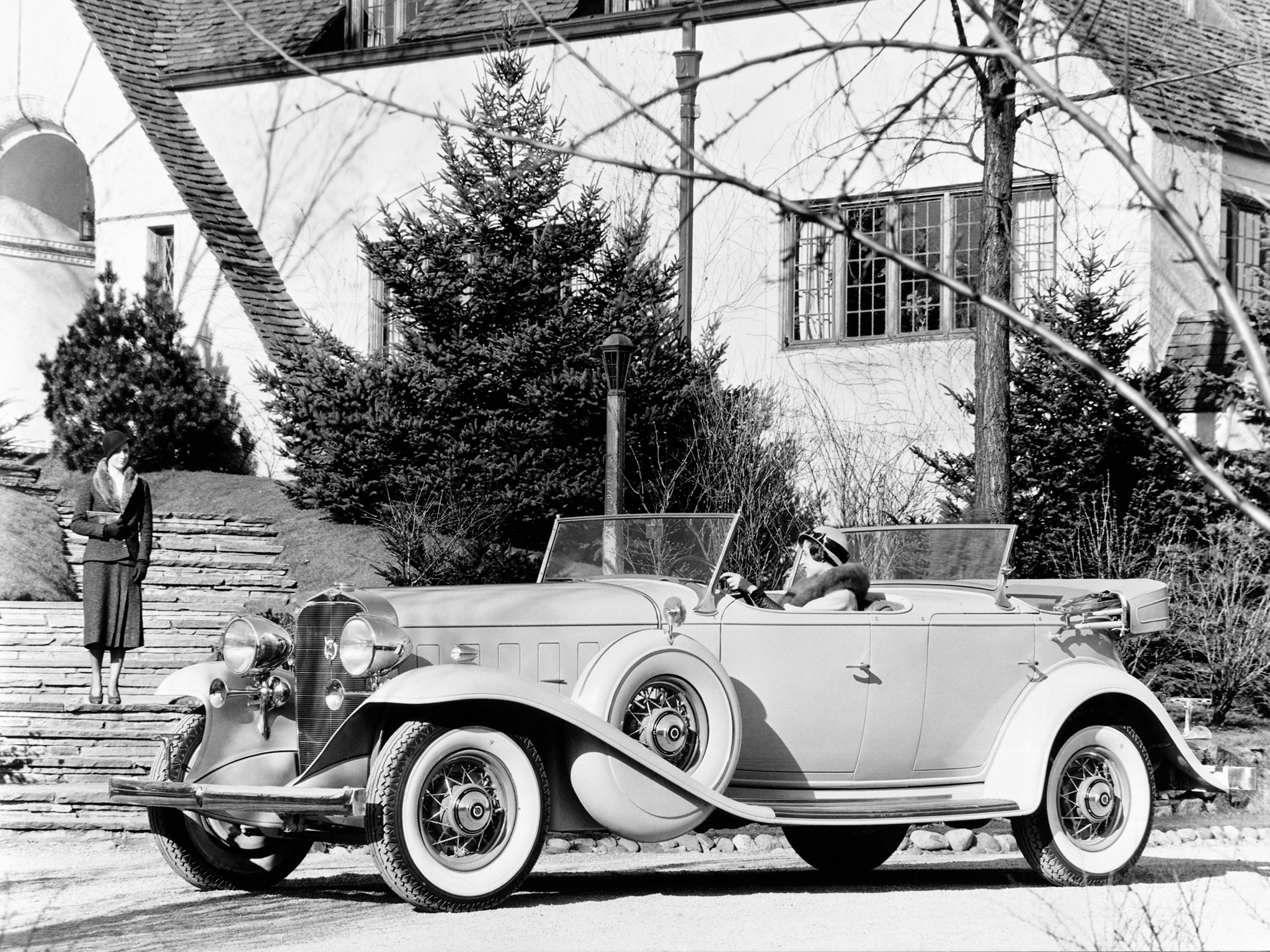1932, Cadillac, V12, 370 b, Sport, Phaeton, Fisher, 32 12 279, Luxury, Retro Wallpaper