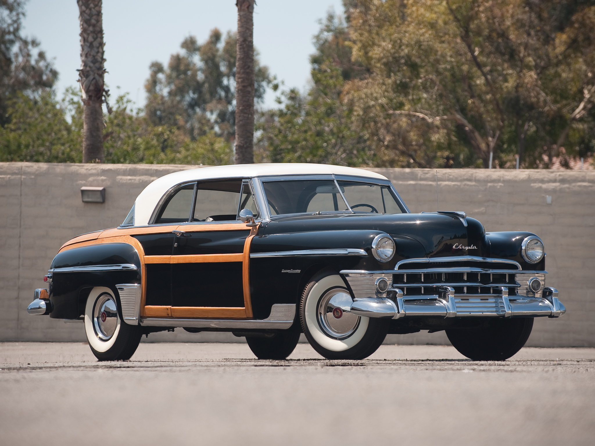 1950, Chrysler, New, Yorker, Town, Country, Newport, Coupe, C49n, Retro Wallpaper