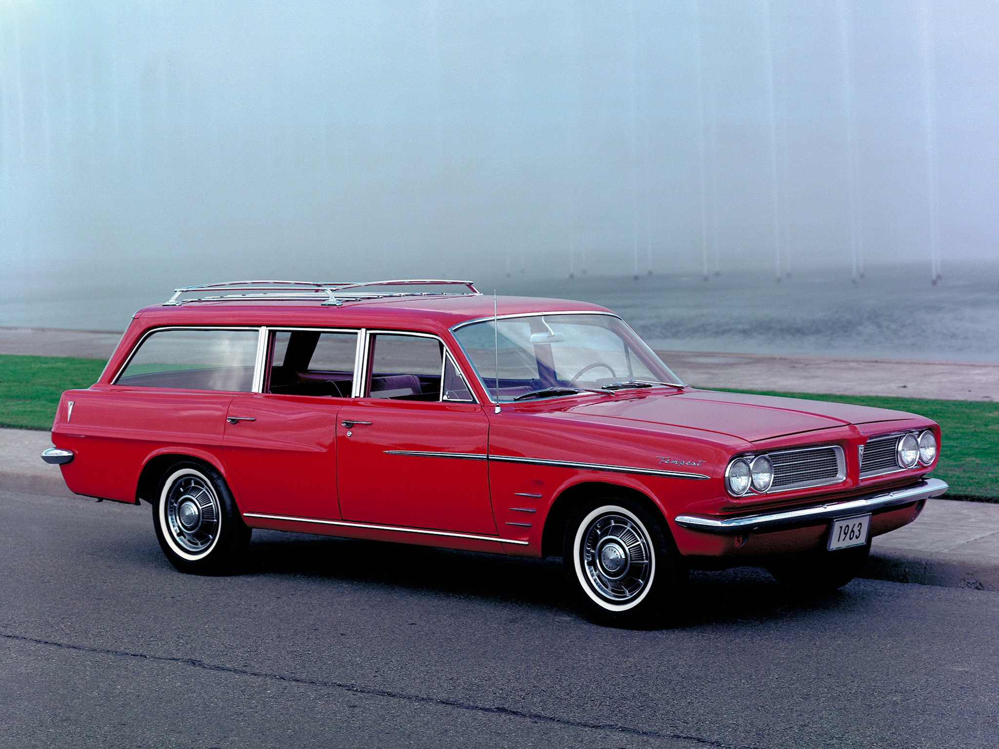 1963, Pontiac, Tempest, Safari, 2135, Stationwagon, Classic Wallpaper
