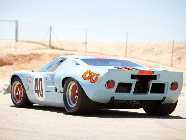 1968, Ford, Gt40, Gulf oil, Le mans, Race, Racing, Supercar, Classic, Ga HD Wallpaper Desktop Background