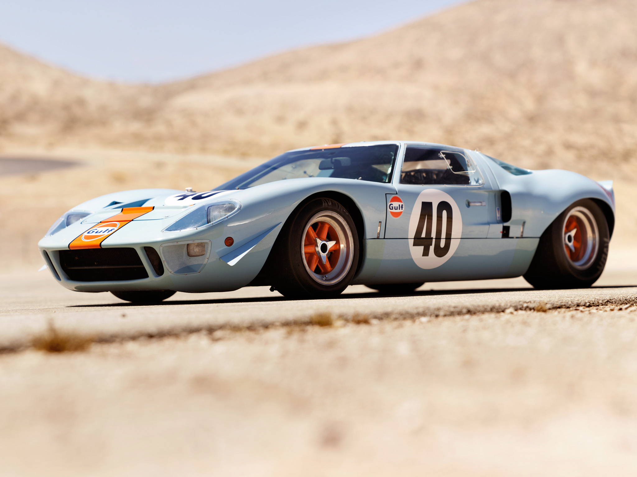 1968, Ford, Gt40, Gulf oil, Le mans, Race, Racing, Supercar, Classic Wallpaper