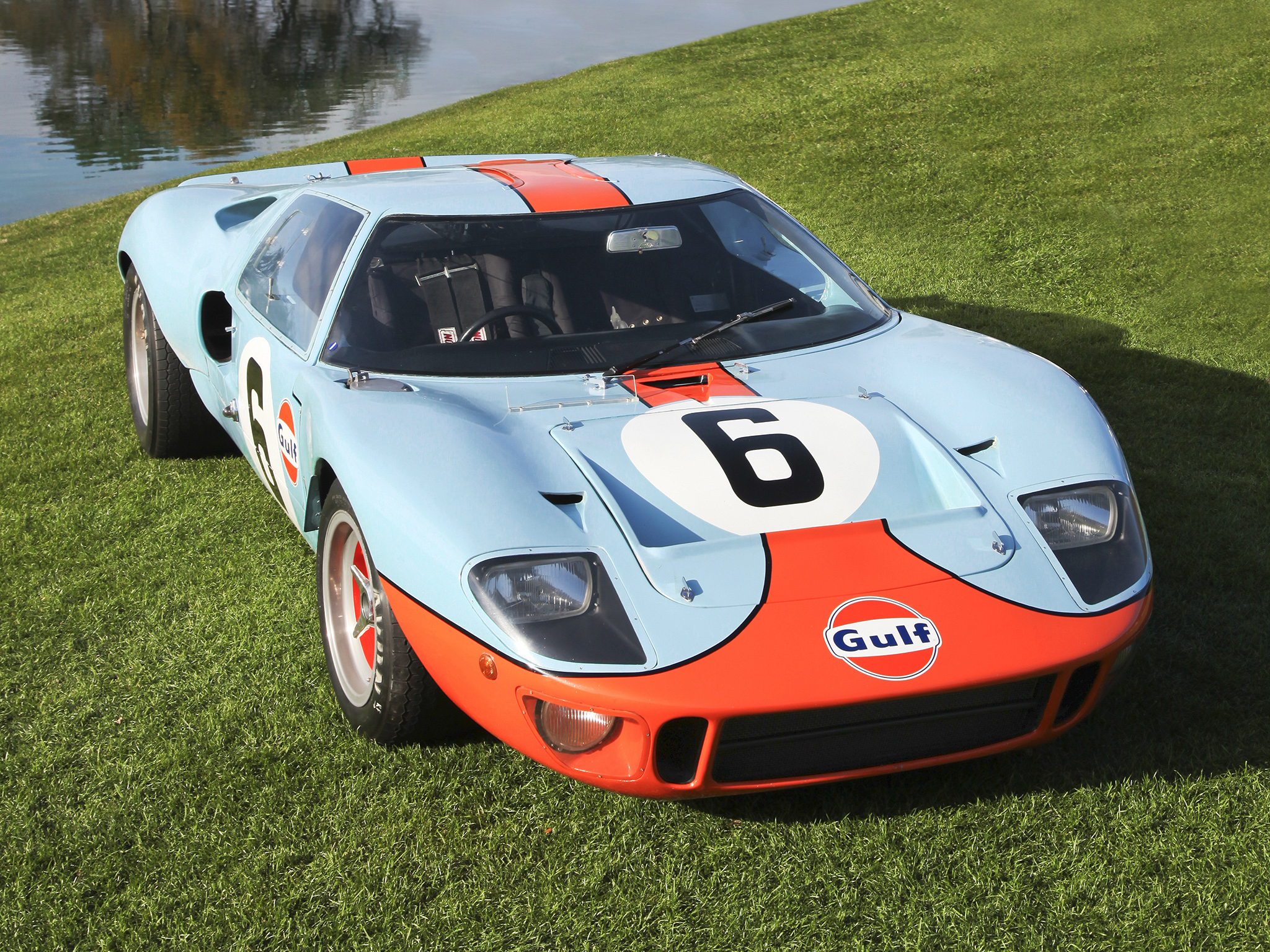 1968, Ford, Gt40, Gulf oil, Le mans, Race, Racing, Supercar, Classic