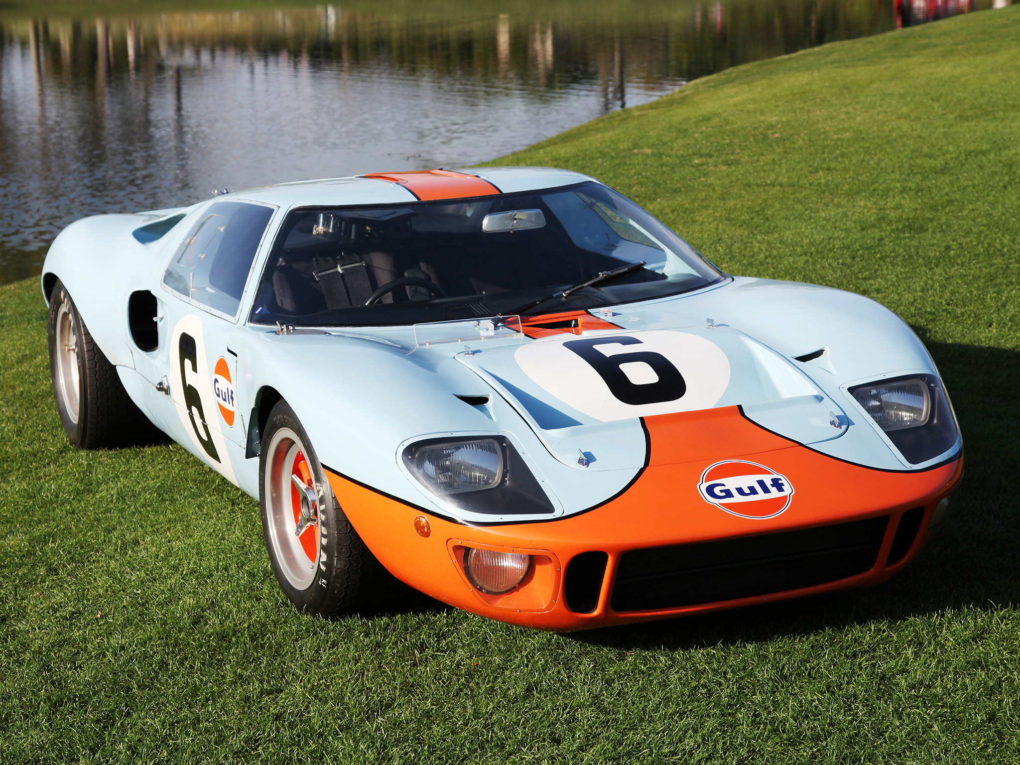1968, Ford, Gt40, Gulf oil, Le mans, Race, Racing, Supercar, Classic, Hh Wallpaper