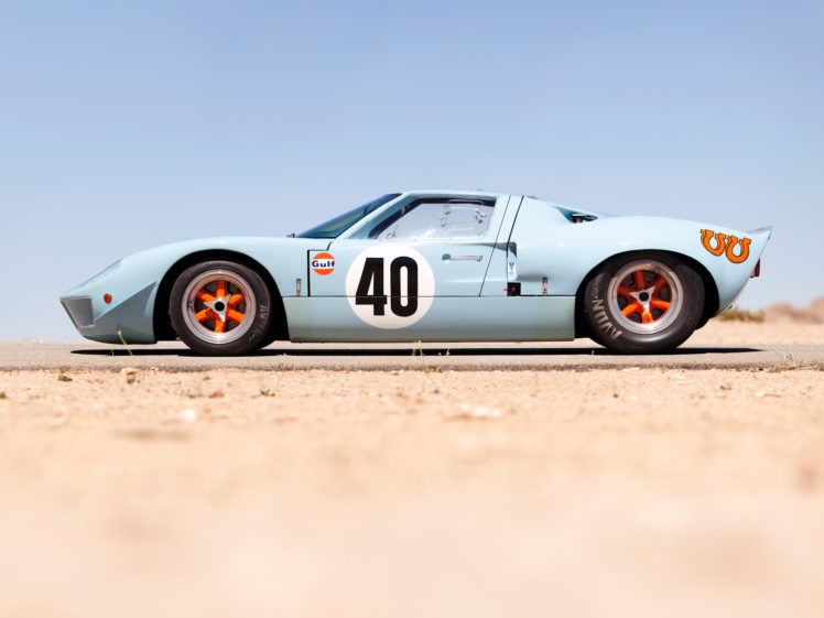 1968, Ford, Gt40, Gulf oil, Le mans, Race, Racing, Supercar, Classic, En HD Wallpaper Desktop Background