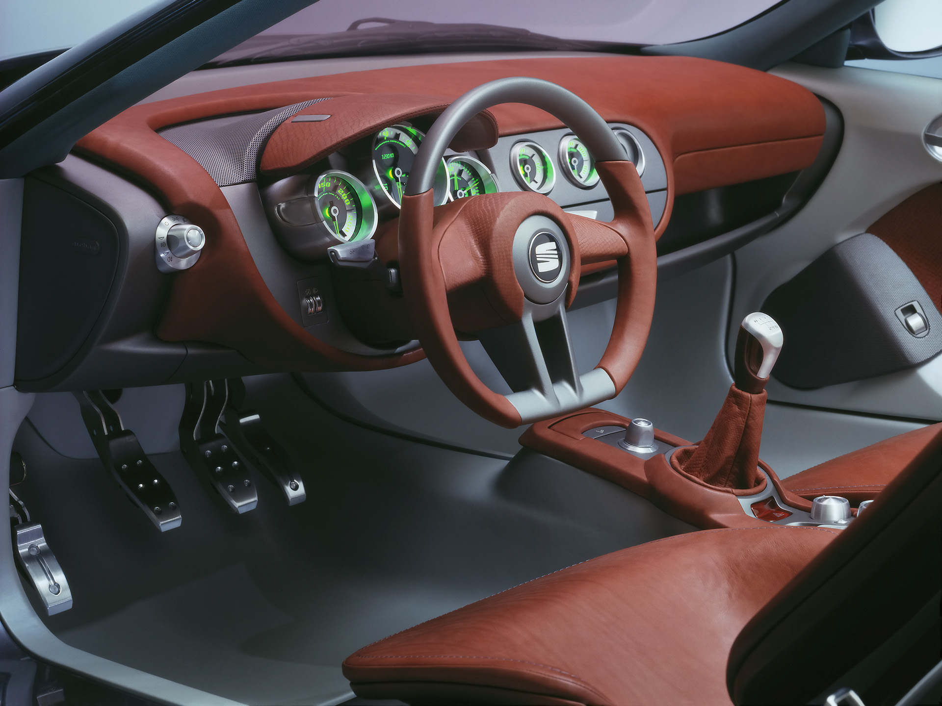 2001, Seat, Tango, Concept, Supercar, Interior Wallpaper
