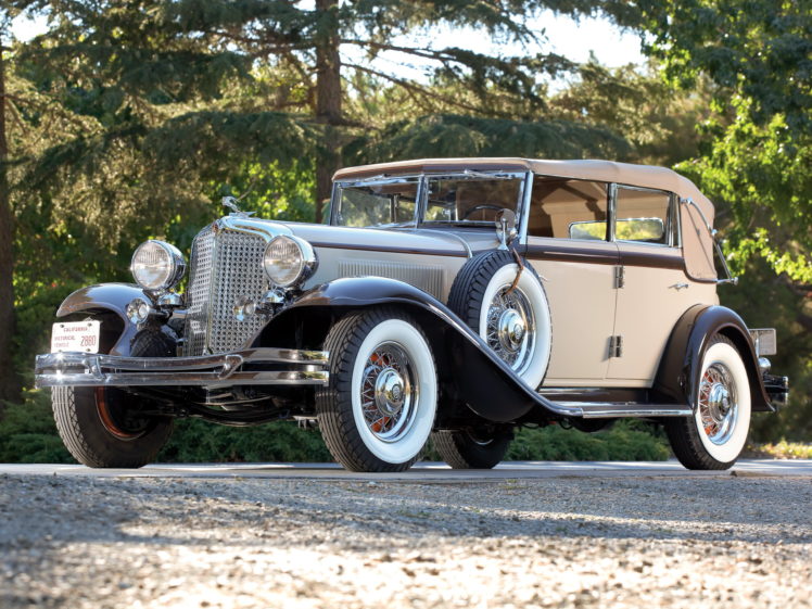 1932, Chrysler, Imperial, Convertible, Sedan, C h, Retro, Luxury HD Wallpaper Desktop Background