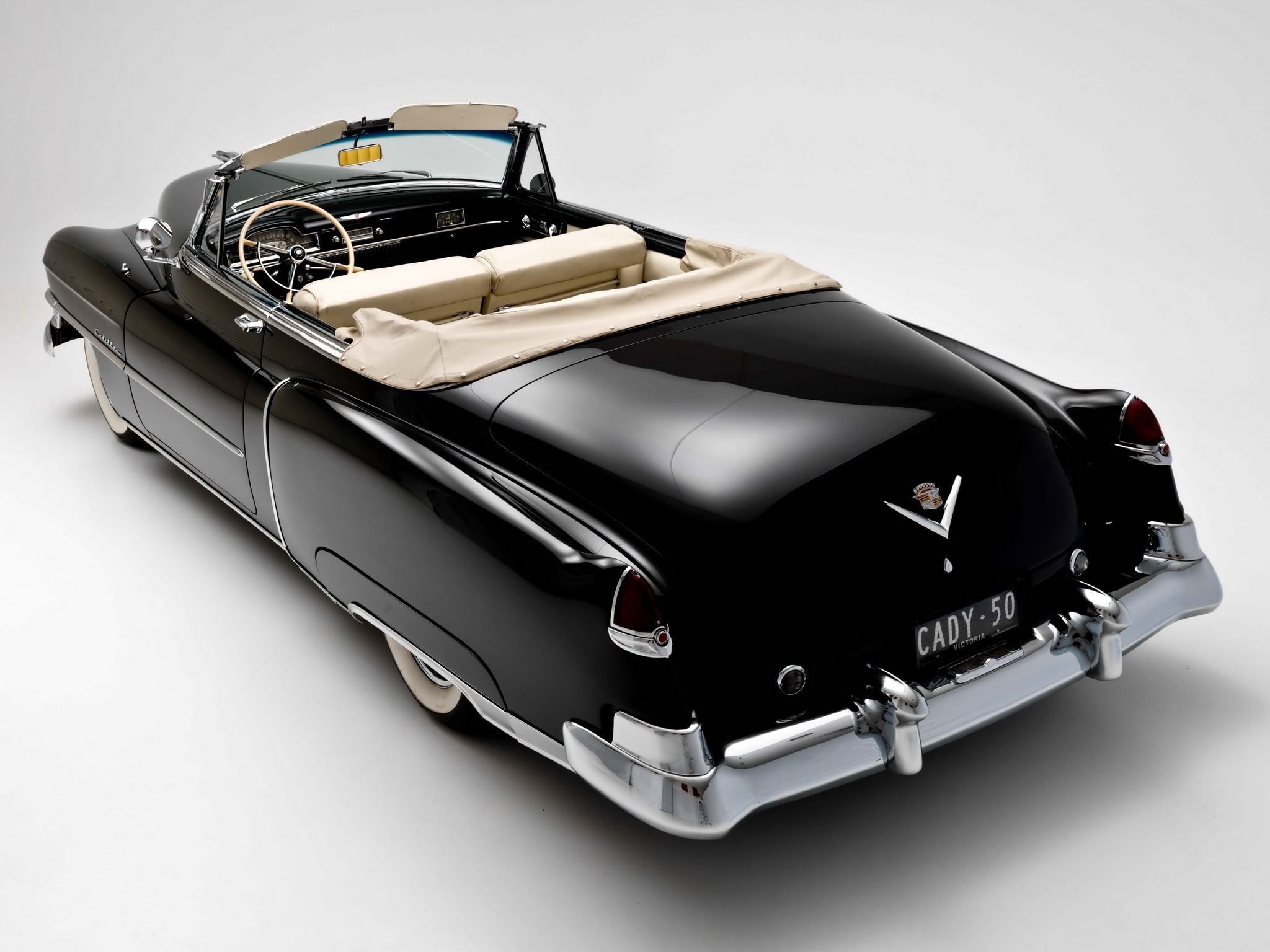 1950, Cadillac, Sixty two, Convertible, 6267, Luxury, Retro, Interior Wallpaper