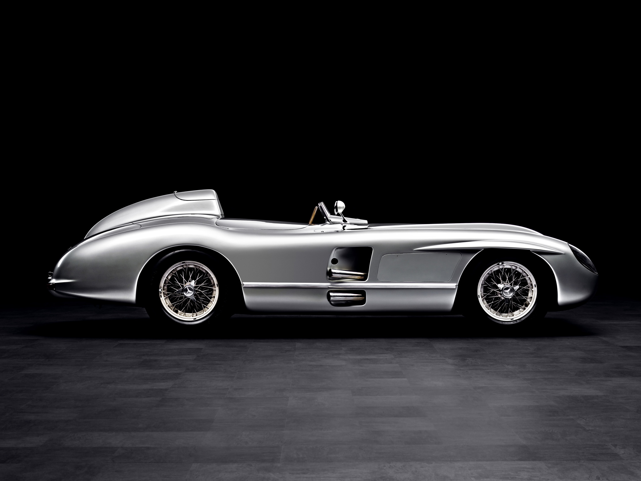 1954, Mercedes, Benz, 300slr, W196s, Supercar, Race, Racing, Retro Wallpaper