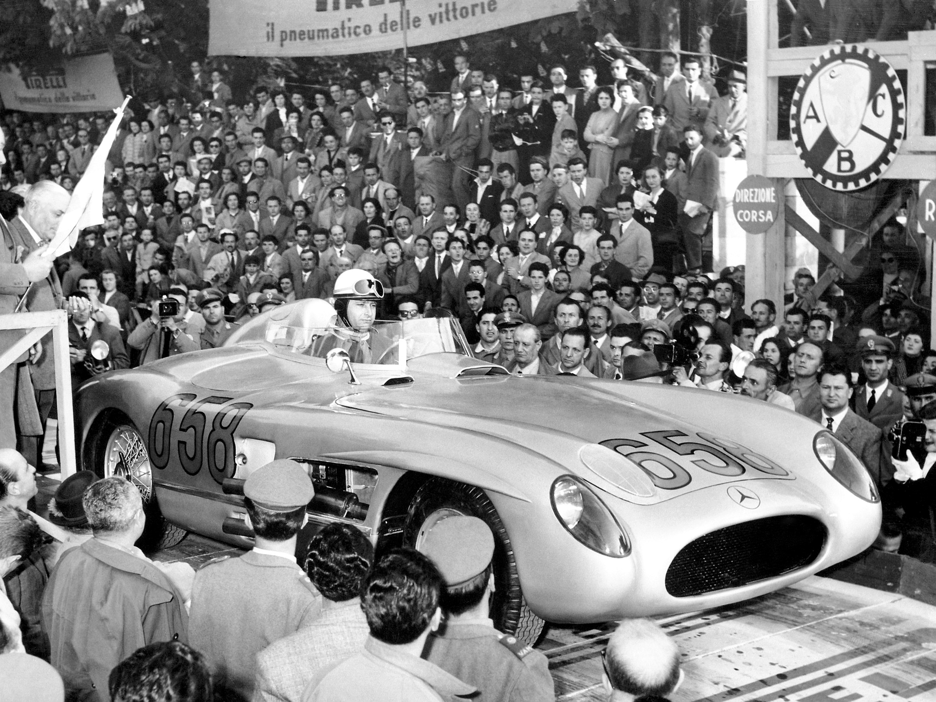 1954, Mercedes, Benz, 300slr, W196s, Supercar, Race, Racing, Retro Wallpaper