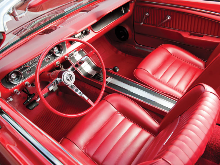 1965, Ford, Mustang, Convertible, Classic, Muscle, Interior HD Wallpaper Desktop Background