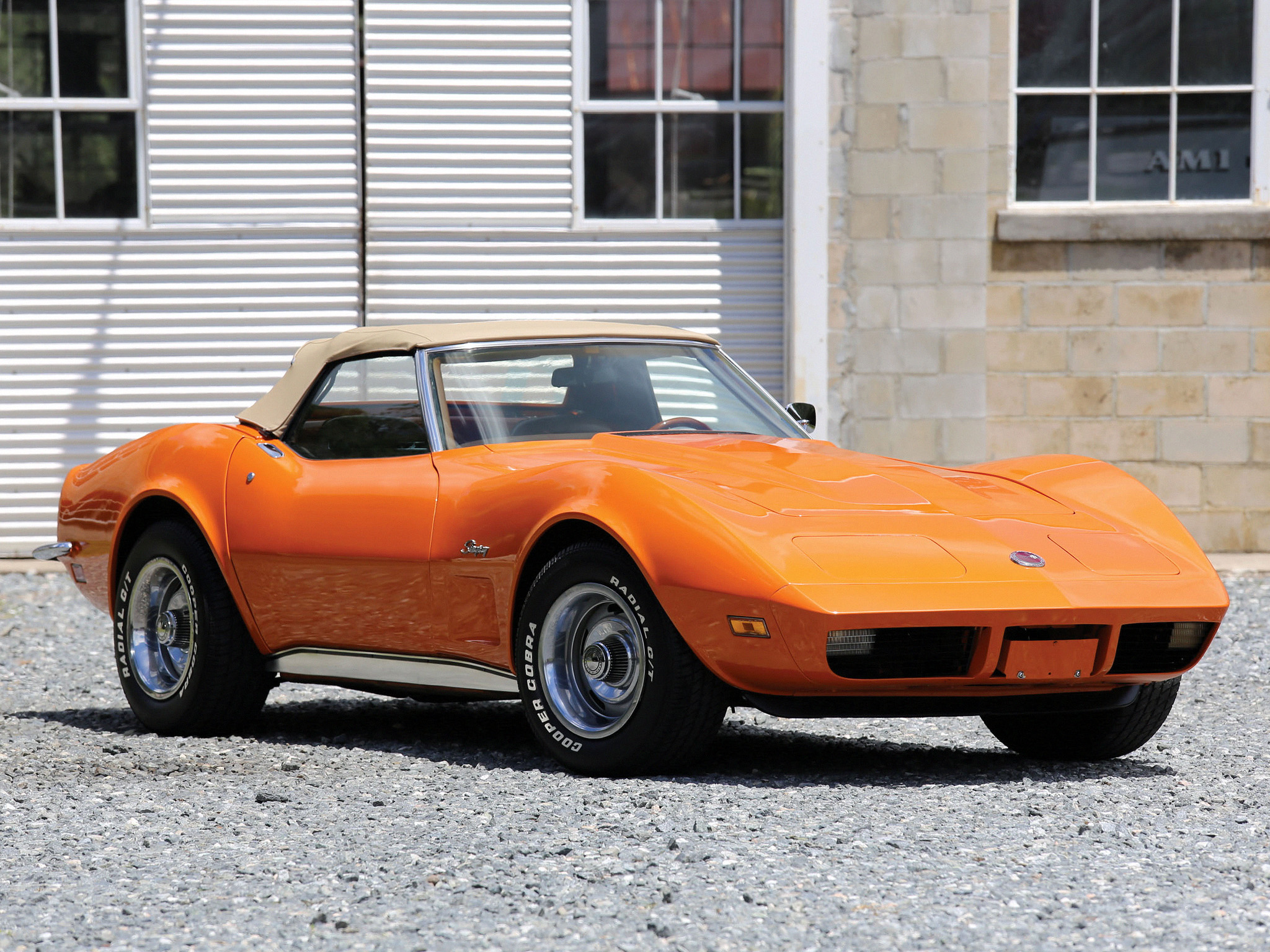 1973, Chevrolet, Corvette, Stingray, Convertible, C 3, Supercar, Muscle, Classic Wallpaper