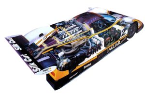 1987, Jaguar, Xjr8, Race, Racing, Le mans, Engine, Interior