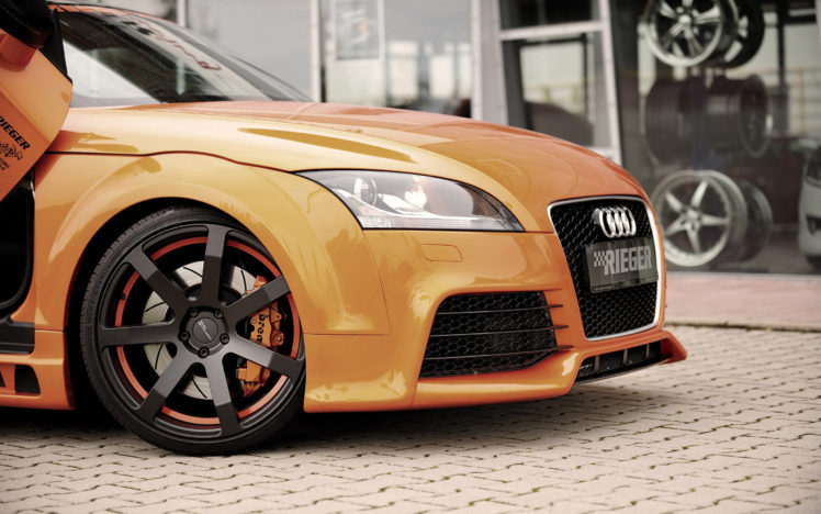 orange, Audi, Tt HD Wallpaper Desktop Background