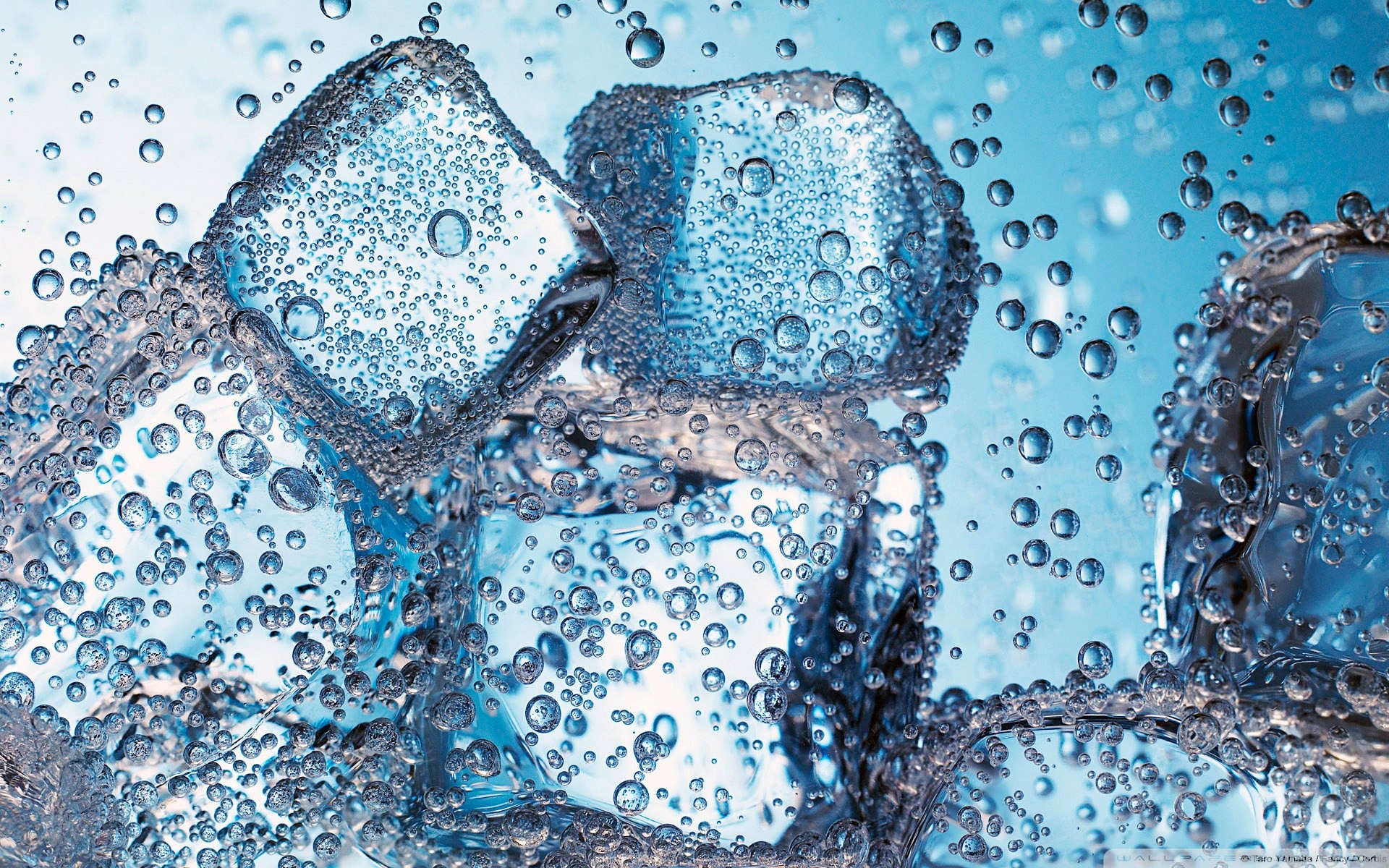 water, Ice, Ice, Cubes Wallpaper