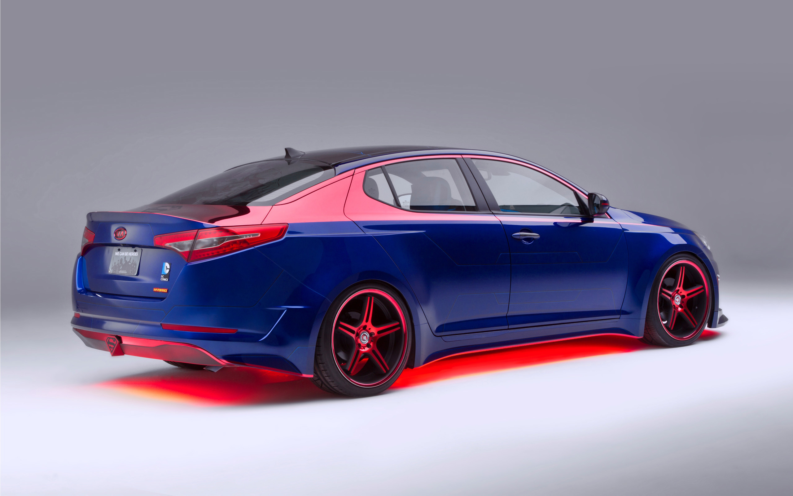 2013, Kia, Superman, Optima, Hybrid, Tuning, Concept, Superhero, Comics Wallpaper
