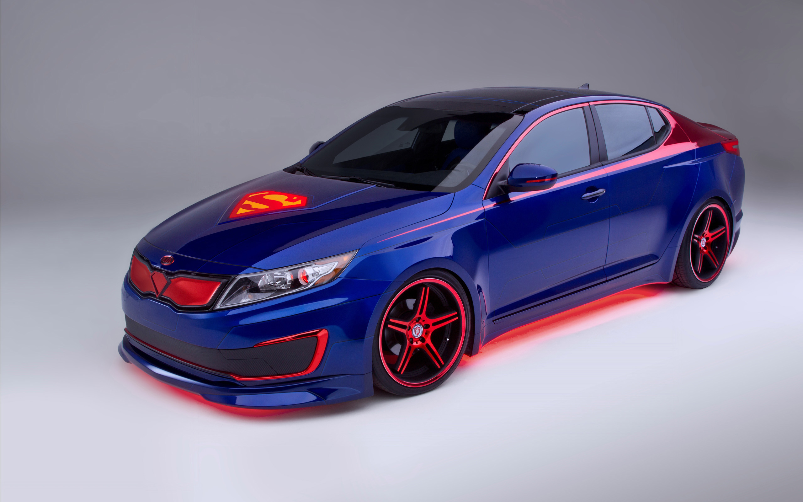 2013, Kia, Superman, Optima, Hybrid, Tuning, Concept, Superhero, Comics Wallpaper