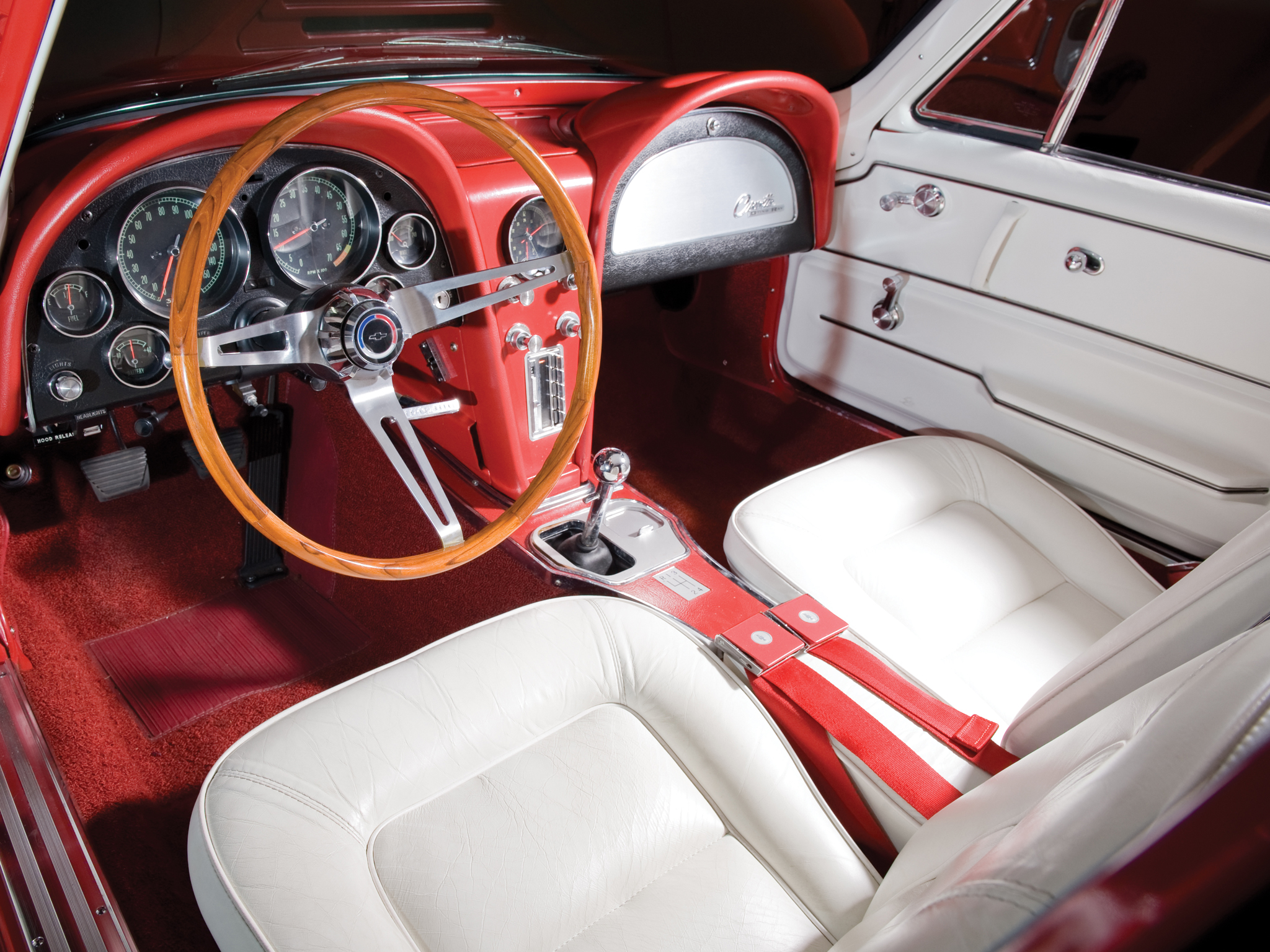 1965, Chevrolet, Corvette, Sting, Ray, L84, 327, Fuel, Injection, C 2, Supercar, Muscle, Classic, Interior Wallpaper