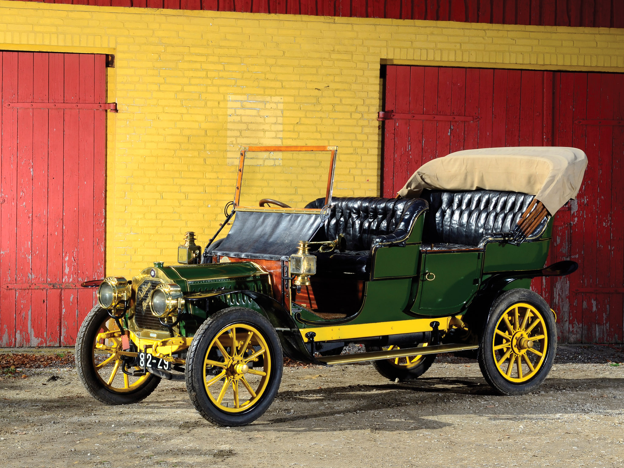 1909, De, Dion bouton, Tourer, Retro Wallpaper