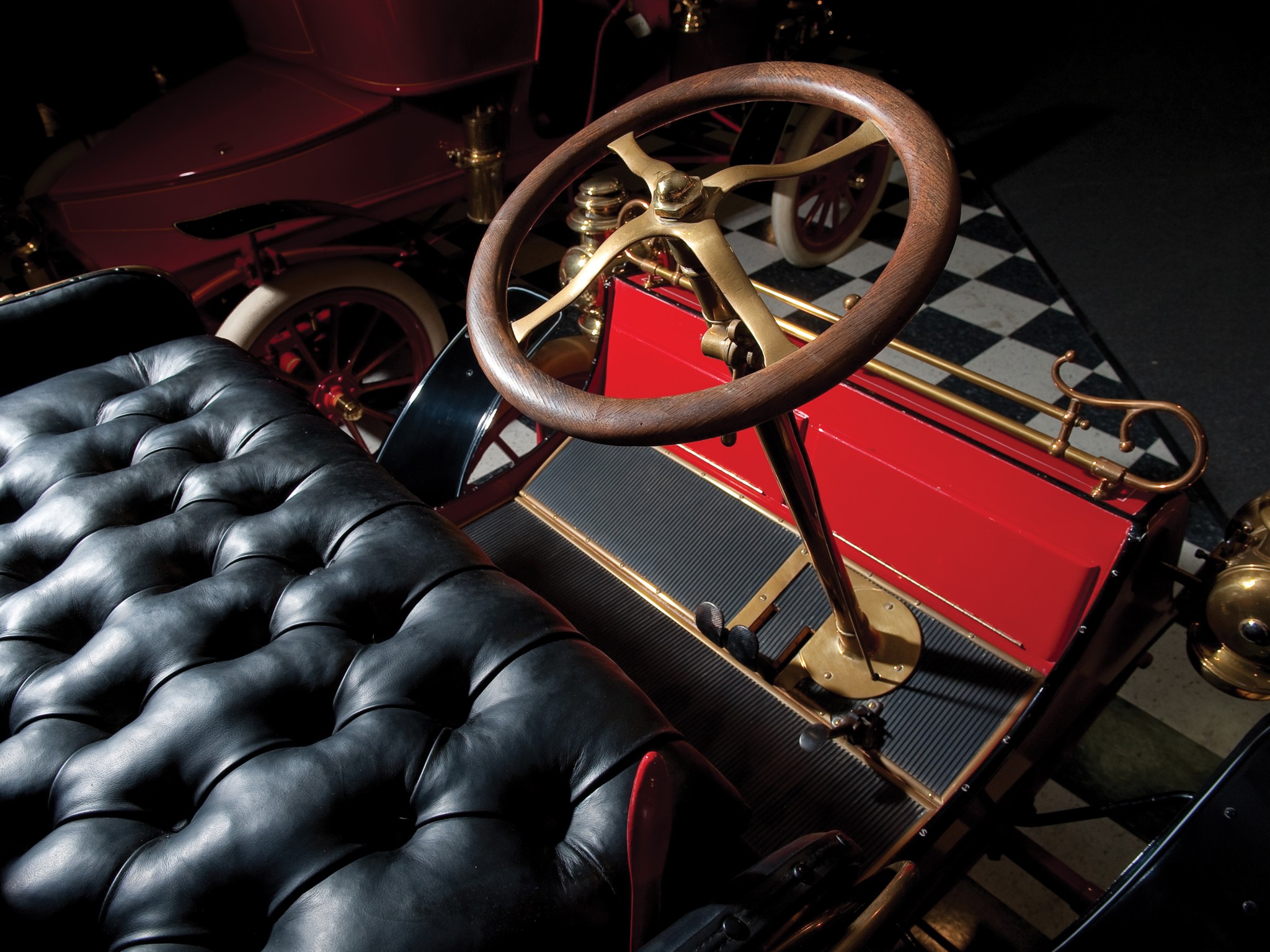 1903, Ford, Model a, Tonneau, Retro, Interior Wallpaper