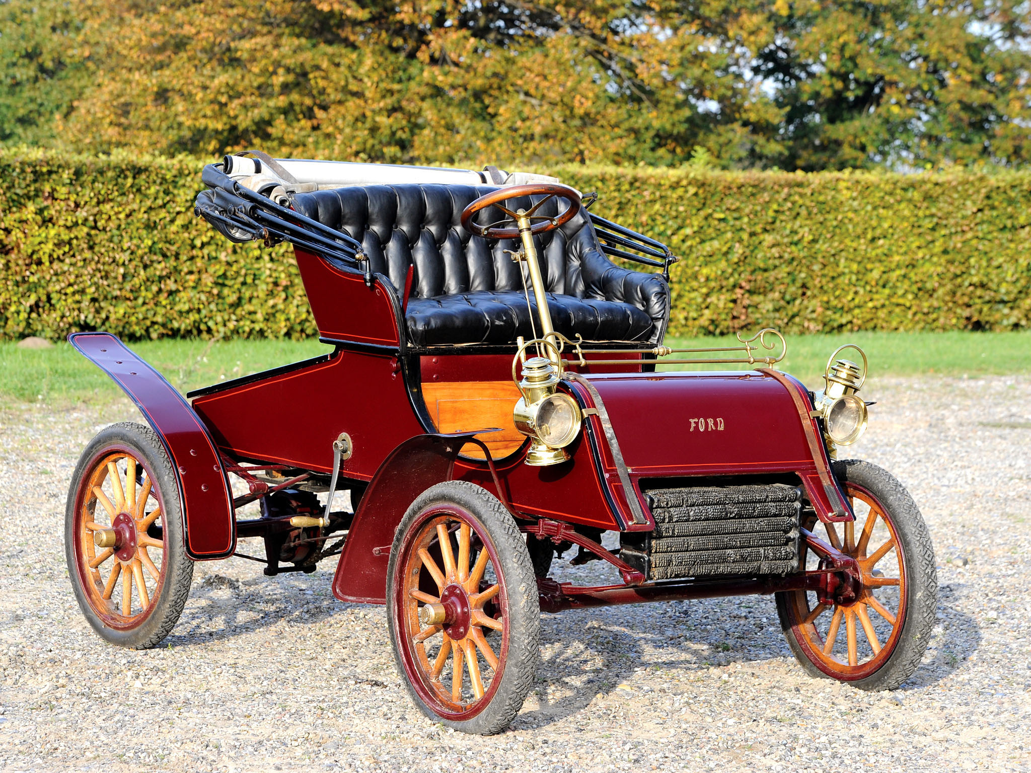 1904, Ford, Model a, Roadster, Retro Wallpaper
