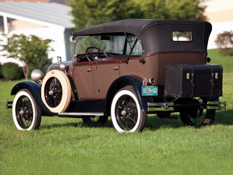 1927, Ford, Model a, 4 door, Phaeton, 35a, Retro HD Wallpaper Desktop Background