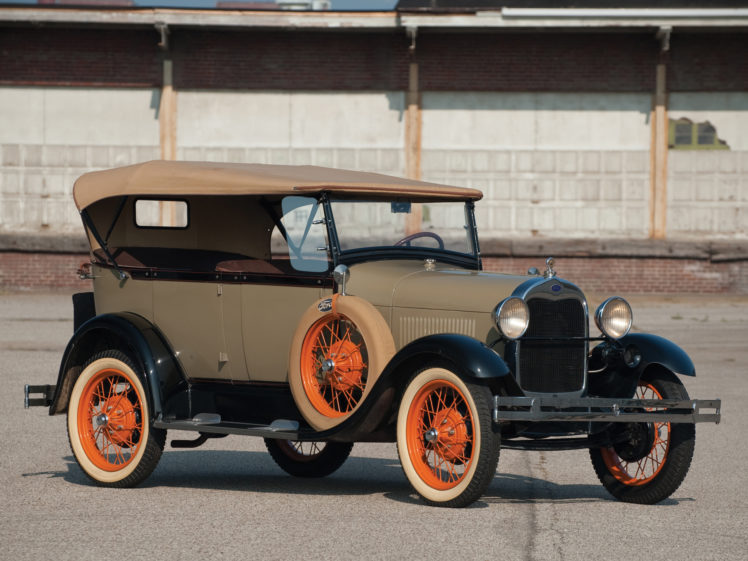 1927, Ford, Model a, 4 door, Phaeton, 35a, Retro, Ge HD Wallpaper Desktop Background