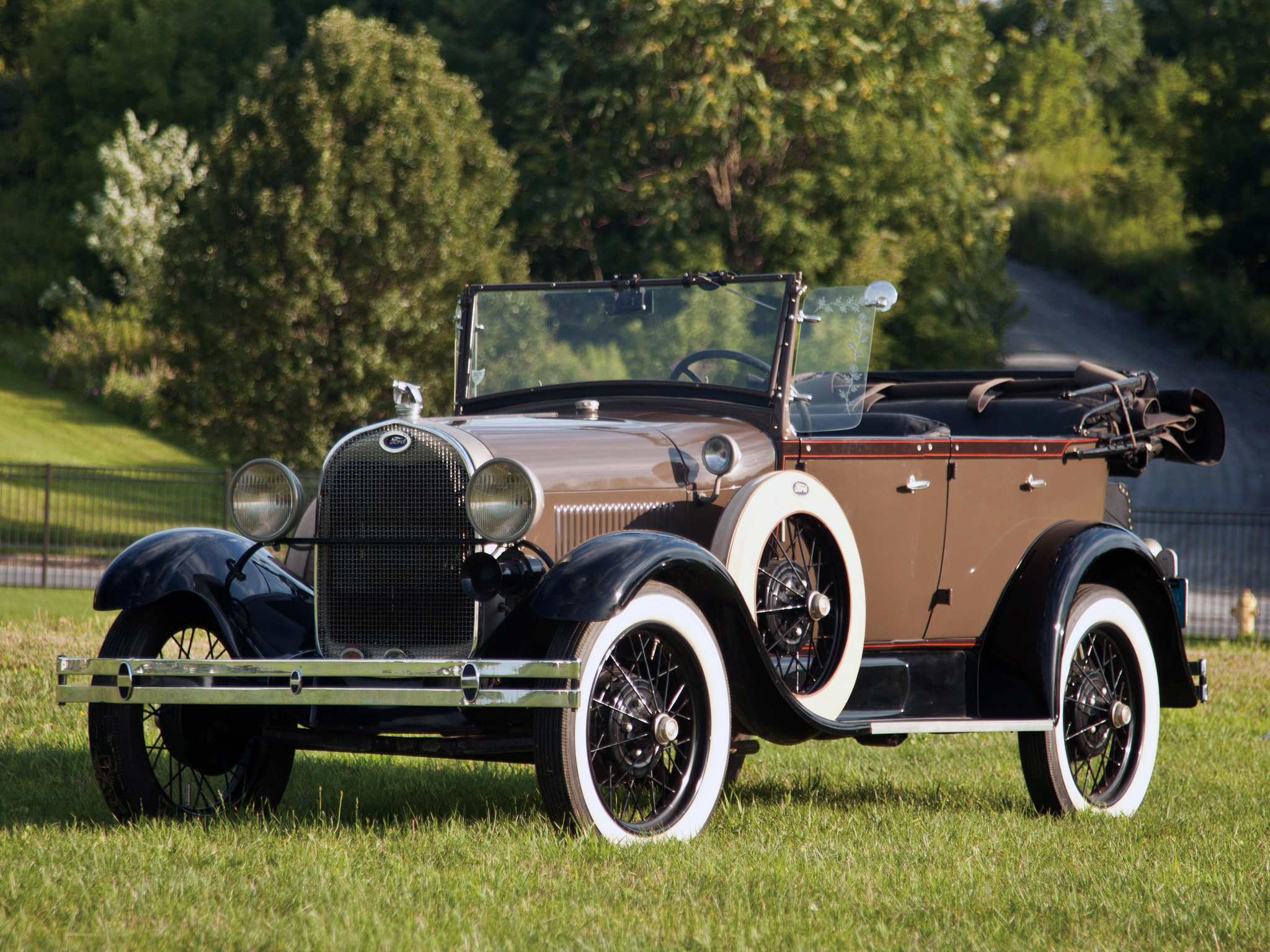 1927, Ford, Model a, 4 door, Phaeton, 35a, Retro Wallpaper