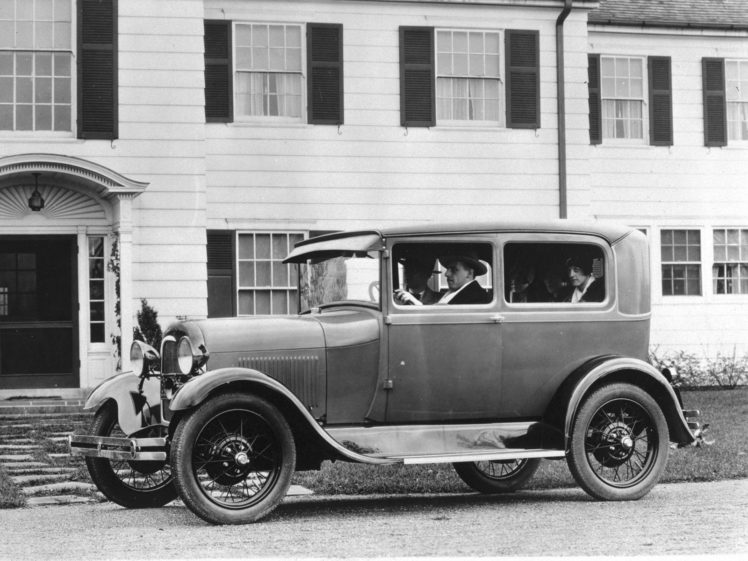 1927, Ford, Model a, Tudor, Sedan, 55d HD Wallpaper Desktop Background