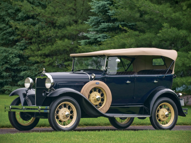 1930, Ford, Model a, 4 door, Phaeton, 35b, Retro HD Wallpaper Desktop Background