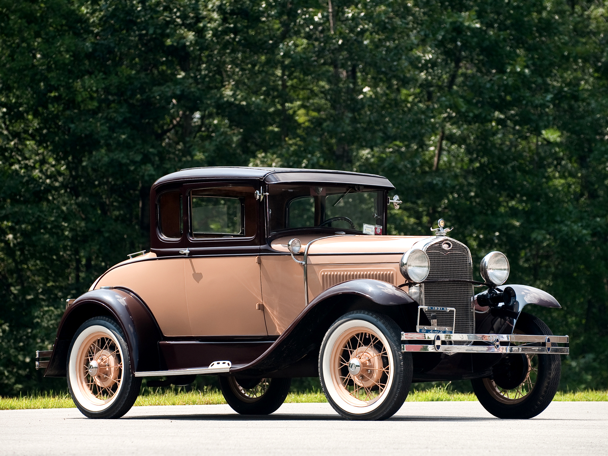 1930, Ford, Model a, 5 window, Coupe, 45b, Retro Wallpaper