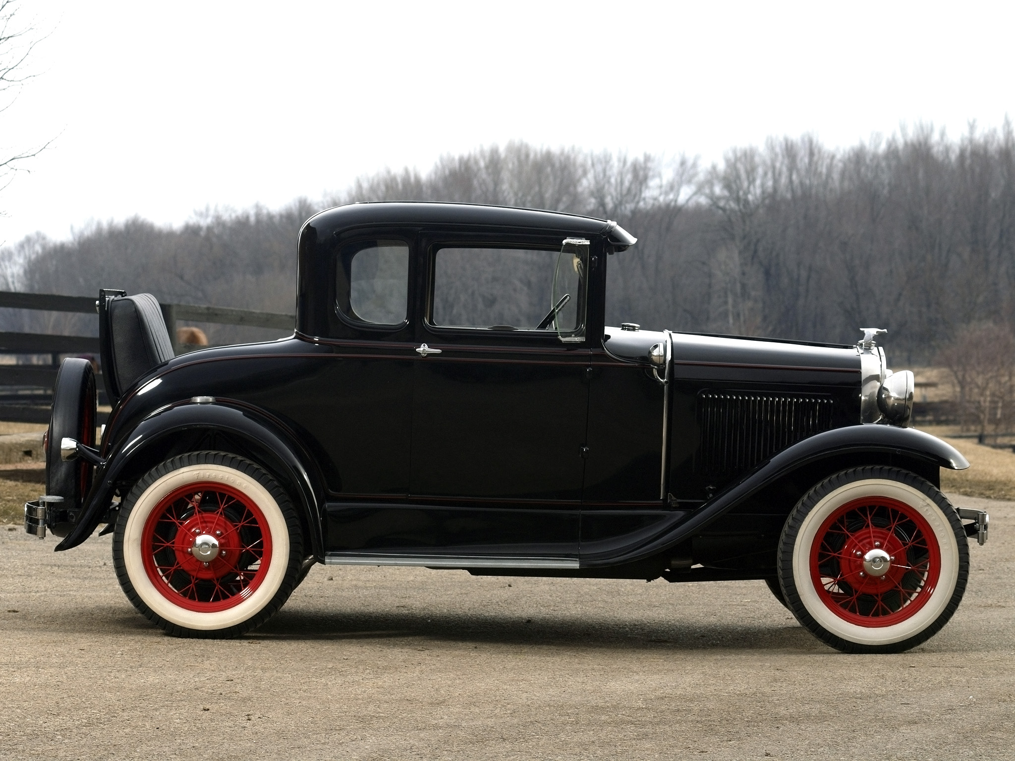 1930, Ford, Model a, 5 window, Coupe, 45b, Retro, Fe Wallpaper