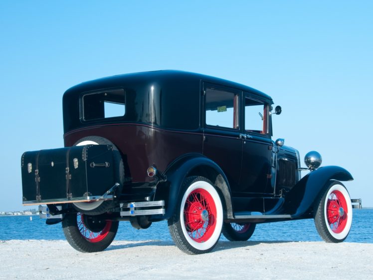 1930, Ford, Model a, Fordor, Sedan, 170di, Retro HD Wallpaper Desktop Background