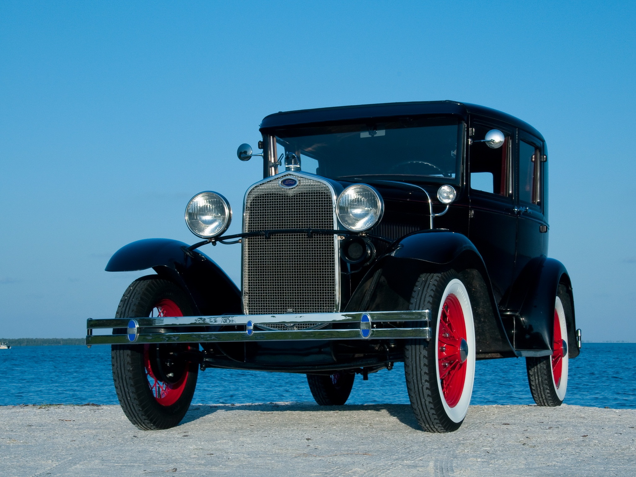 1930, Ford, Model a, Fordor, Sedan, 170di, Retro Wallpaper