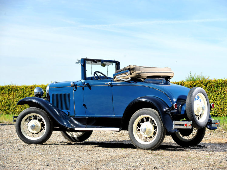 1930, Ford, Model a, Roadster, 40di, Retro HD Wallpaper Desktop Background