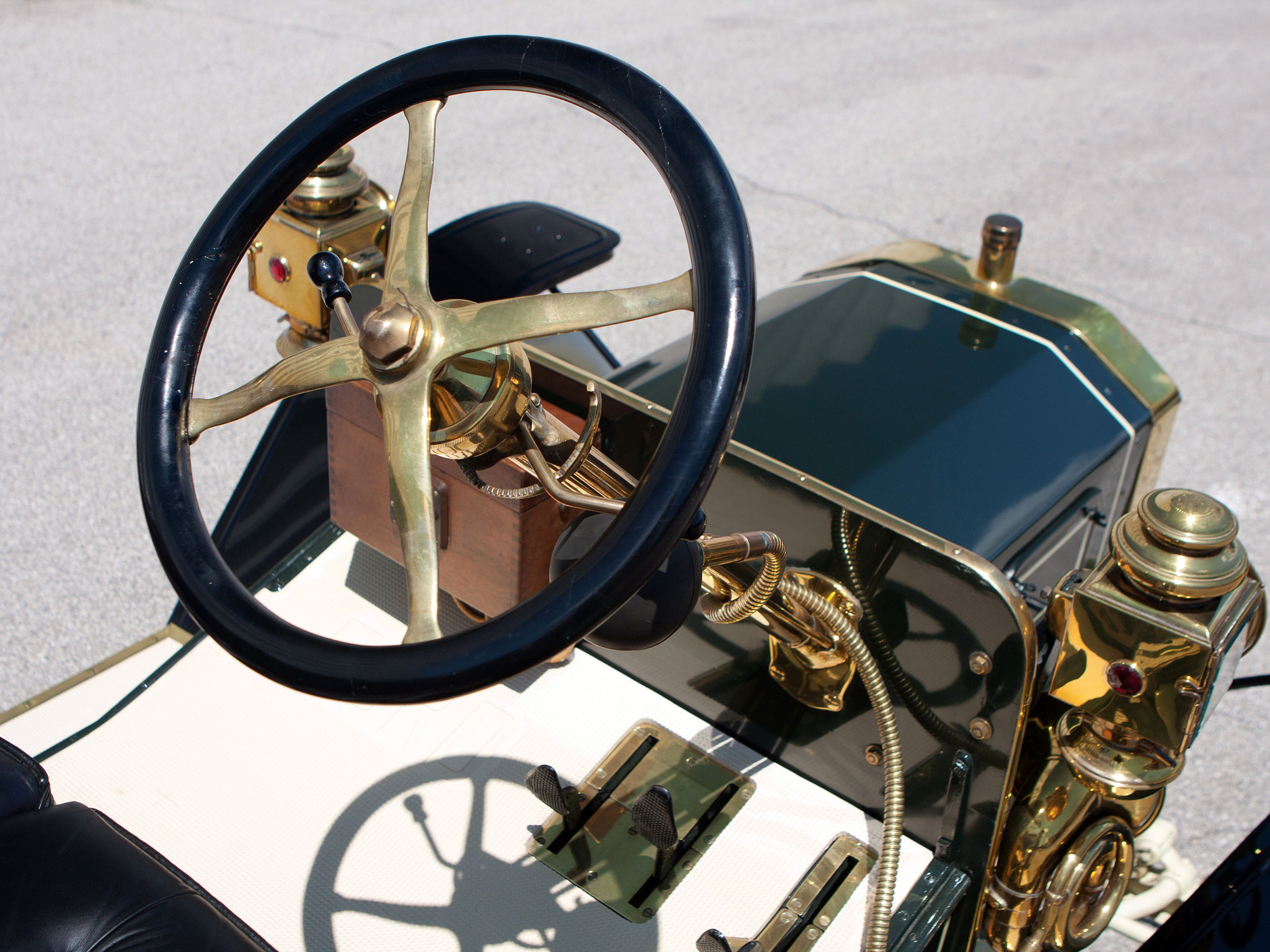 1906, Ford, Model n, Runabout, Retro, Interior Wallpaper