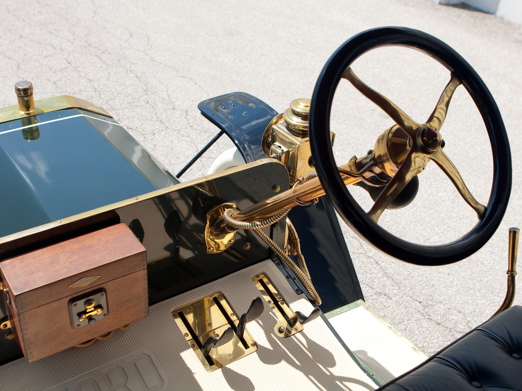 1906, Ford, Model n, Runabout, Retro, Interior Wallpaper