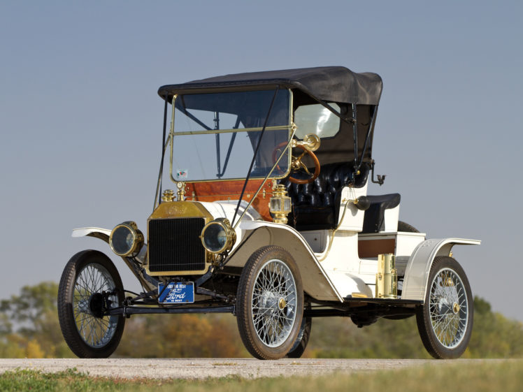 1909, Ford, Model t, Roadster, Retro HD Wallpaper Desktop Background