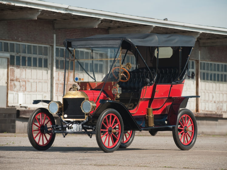 1909, Ford, Model t, Touring, Retro HD Wallpaper Desktop Background