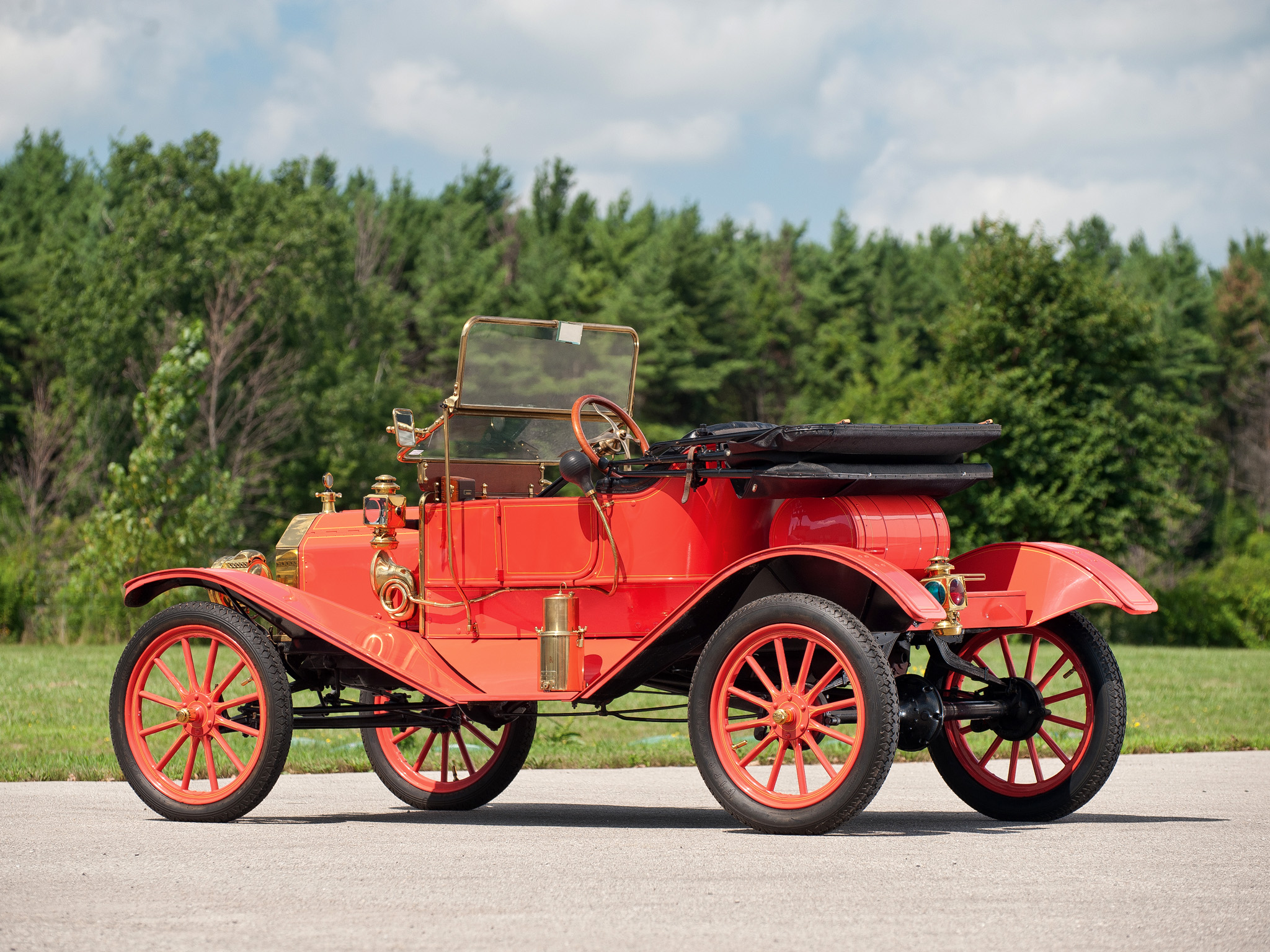 1911, Ford, Model t, Torpedo, Runabout, Retro Wallpaper