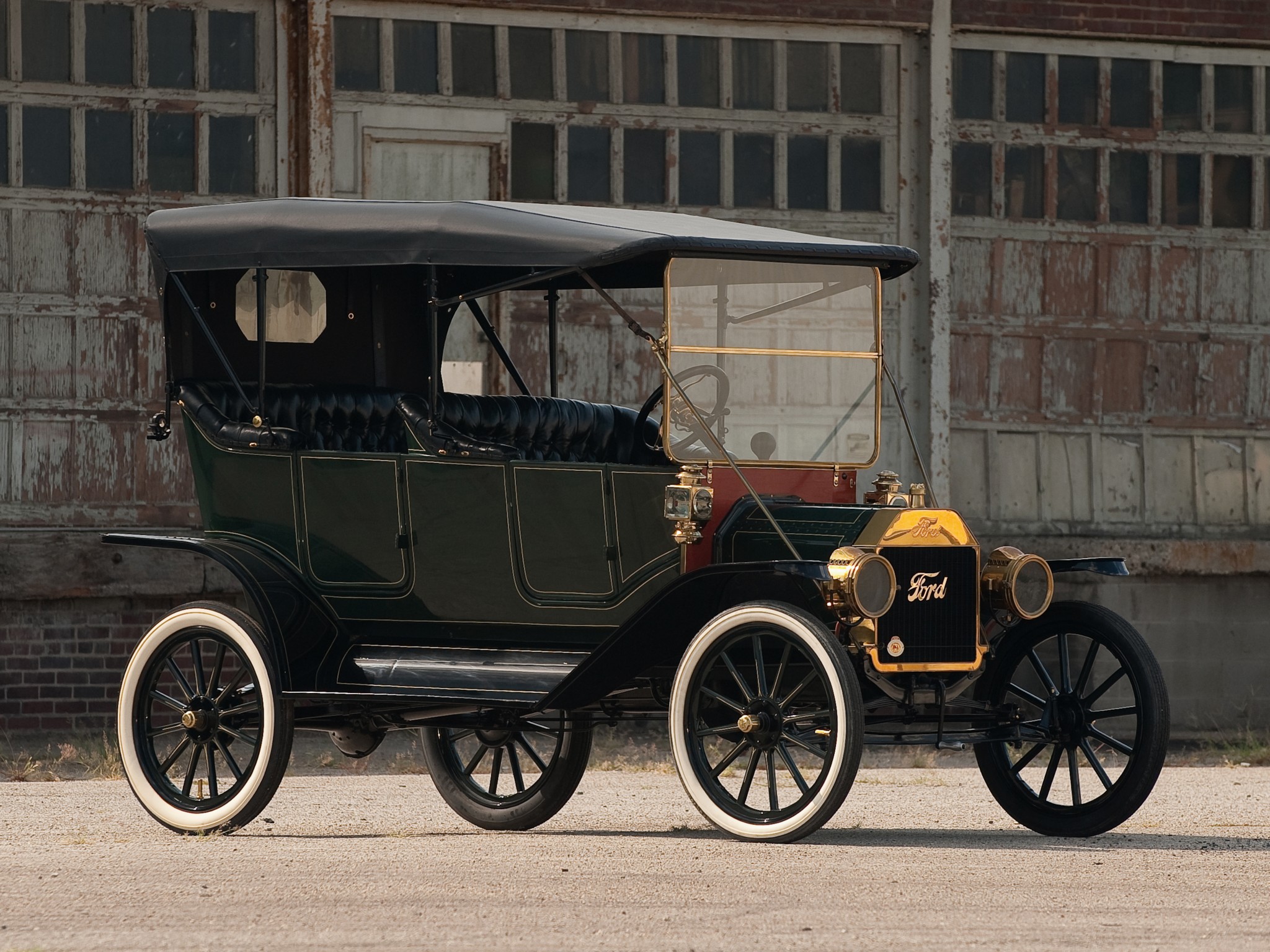 1912, Ford, Model t, Touring, Retro Wallpaper