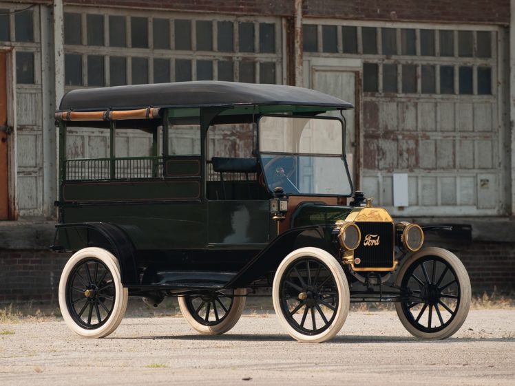 1913, Ford, Model t, Mail, Truck, Retro HD Wallpaper Desktop Background