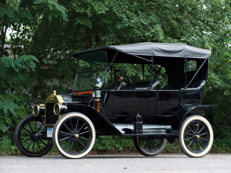 1914, Ford, Model t, Touring, Retro HD Wallpaper Desktop Background