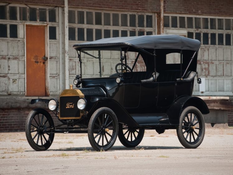 1916, Ford, Model t, Touring, Retro HD Wallpaper Desktop Background