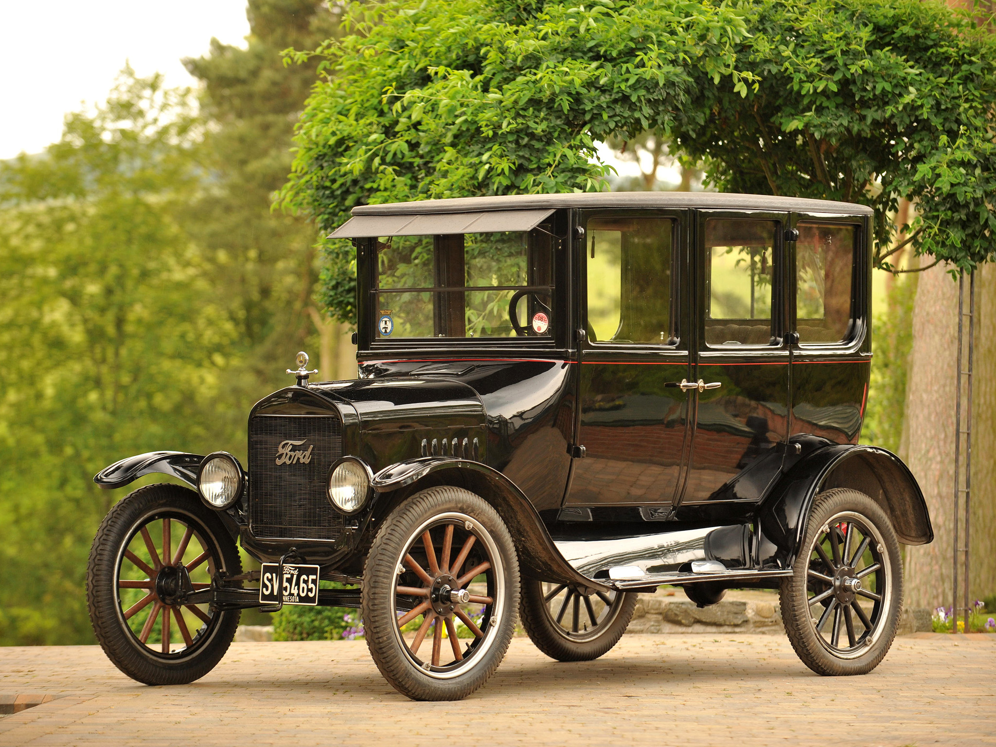 1923, Ford, Model t, Fordor, Sedan, Retro, He Wallpaper